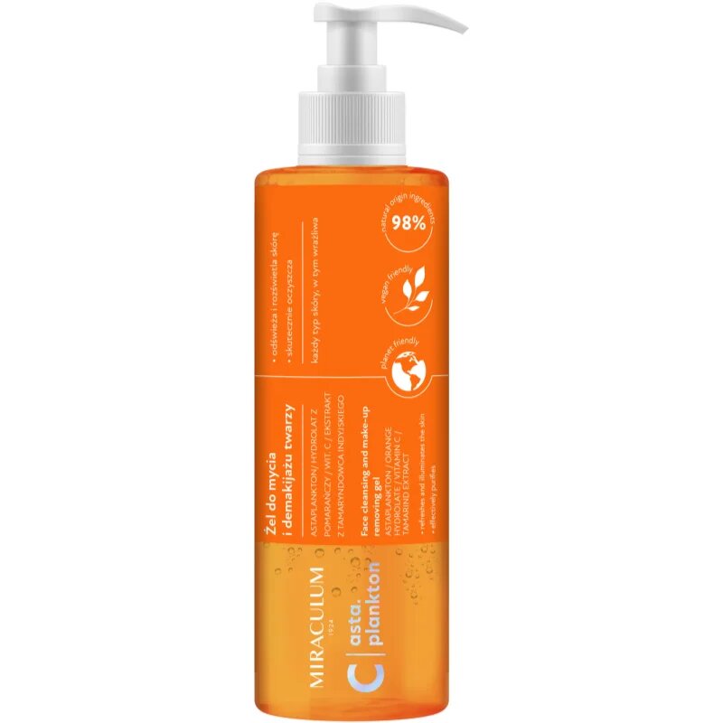 Miraculum Asta Plankton C čistilni gel za odstranjevanje ličil 200 ml