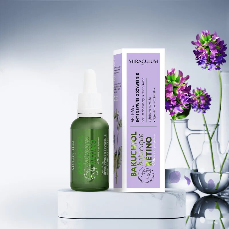Miraculum Bakuchiol intenzivni vlažilni serum za obraz 30 ml