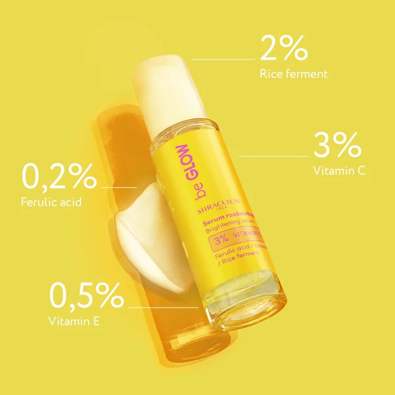 Miraculum be GLOW posvetlitveni serum z vitaminom C 30 ml