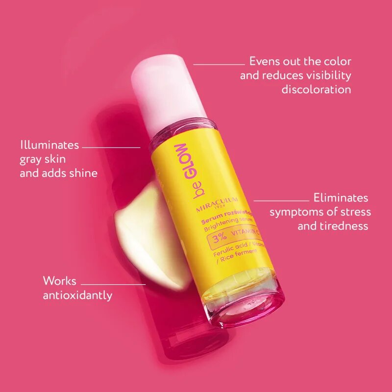 Miraculum be GLOW posvetlitveni serum z vitaminom C 30 ml