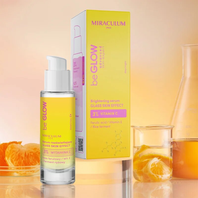 Miraculum be GLOW posvetlitveni serum z vitaminom C 30 ml