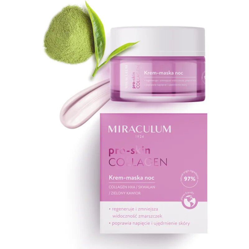 Miraculum Collagen Pro-Skin nočna krema-maska proti gubam 50 ml