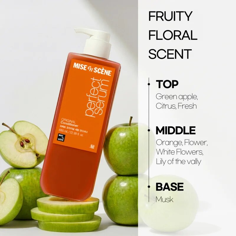 mise en scene Perfect Serum Original Conditioner obnovitveni balzam za sijaj in mehkobo las 680 ml