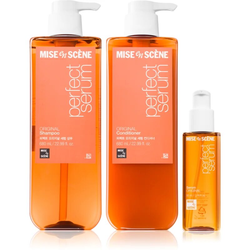 mise en scene Perfect Serum Original set za sijaj in mehkobo las
