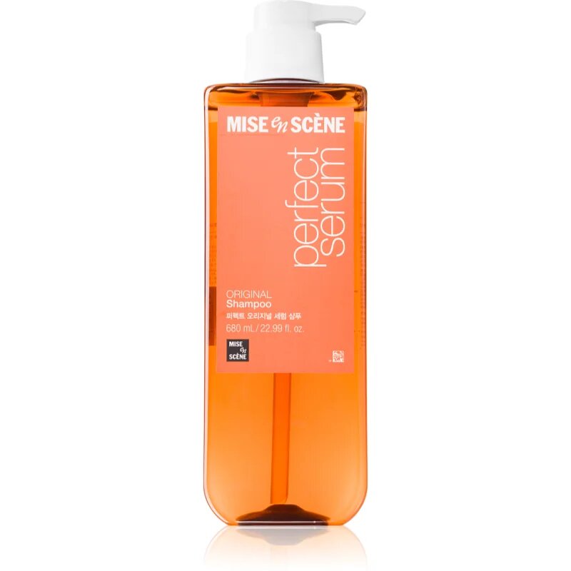 mise en scene Perfect Serum Original Shampoo obnovitveni šampon za sijaj in mehkobo las 680 ml