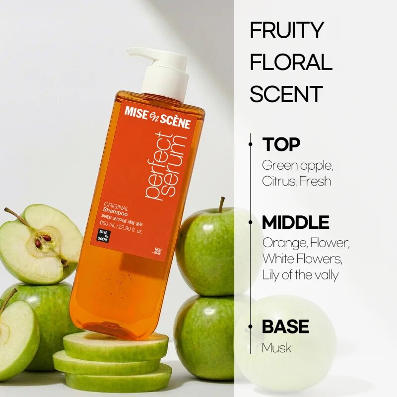 mise en scene Perfect Serum Original Shampoo obnovitveni šampon za sijaj in mehkobo las 680 ml