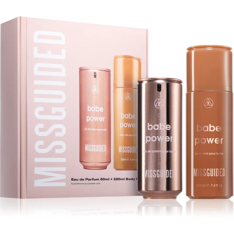Missguided Babe Power darilni set za ženske