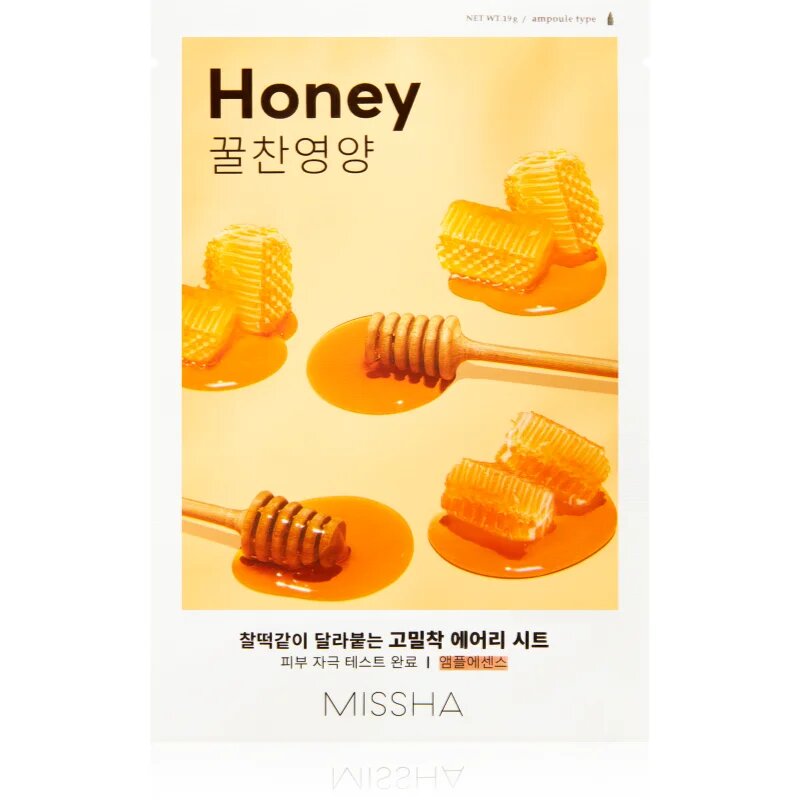Missha Airy Fit Honey revitalizacijska maska iz platna 19 g