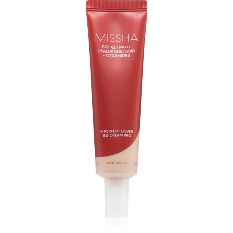 Missha M Perfect Cover BB Cream Pro vlažilna BB krema z visoko UV zaščito odtenek #17 50 ml