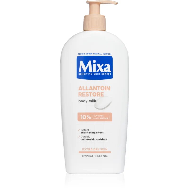 MIXA Allantoin Restore losjon za telo za ekstra suho kožo 400 ml