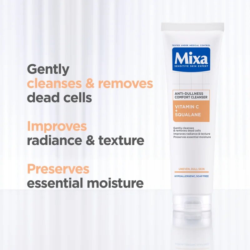 MIXA Anti-Dark Spot čistilni gel za obraz z vitaminom C 150 ml
