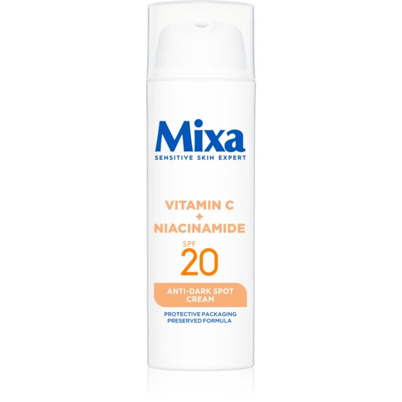 MIXA Anti-Dark Spot dnevna krema proti temnim madežem SPF 20 50 ml