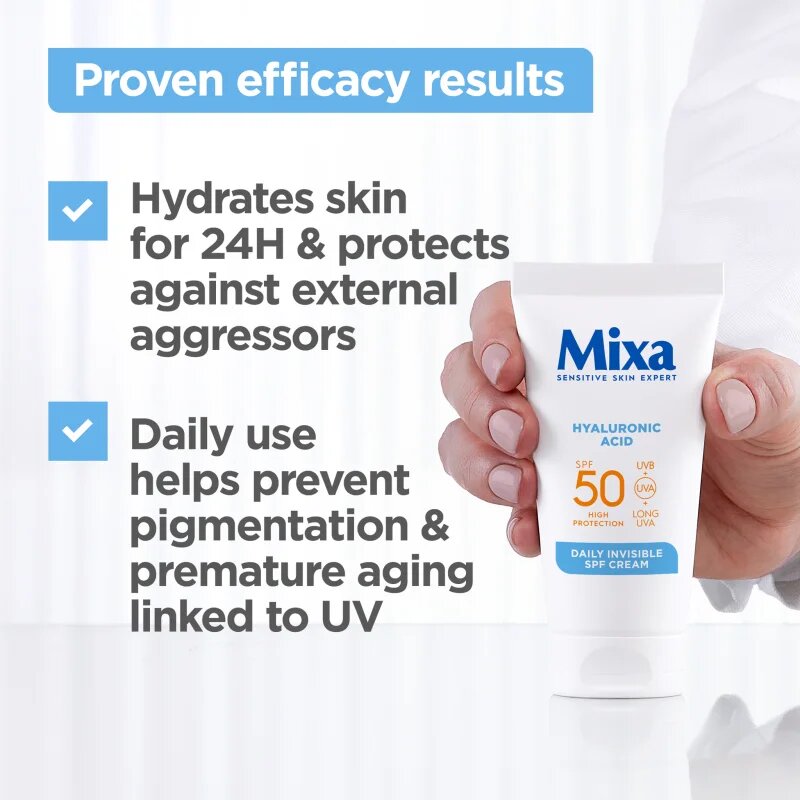MIXA Anti-Dryness vlažilna dnevna krema SPF 50 50 ml