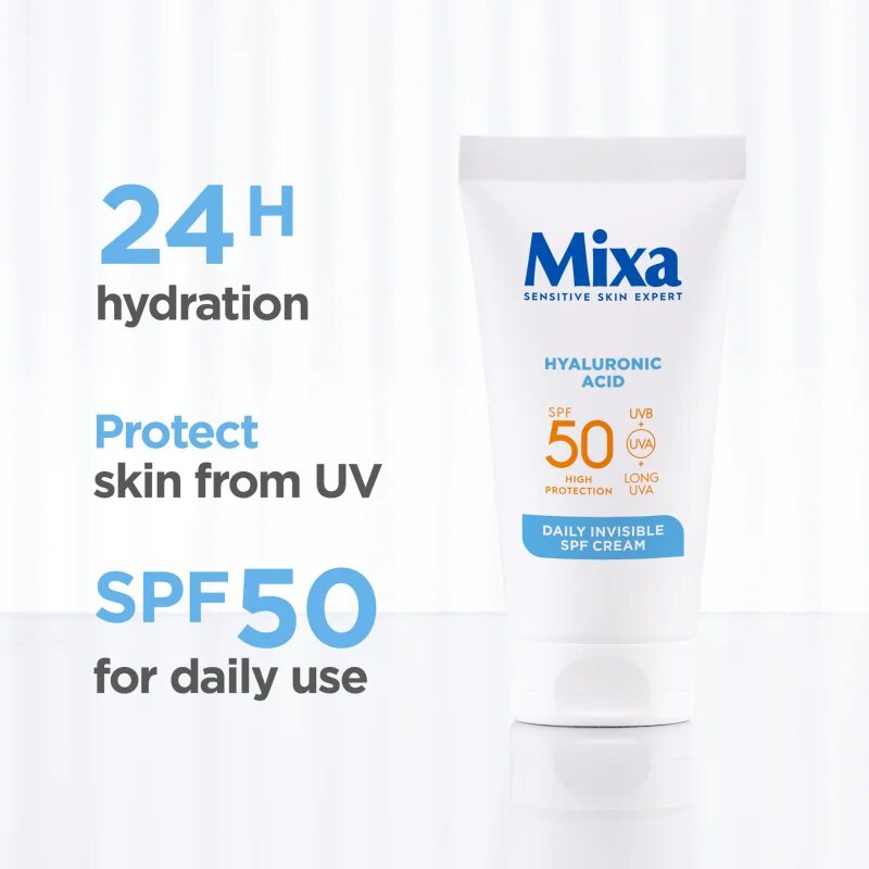 MIXA Anti-Dryness vlažilna dnevna krema SPF 50 50 ml