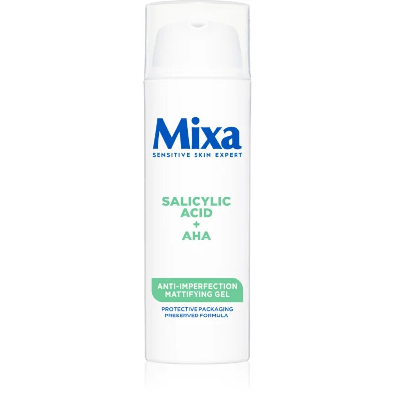 MIXA Anti-Imperfection Mattifying Gel matirajoča gelasta krema proti nepravilnostim na koži 50 ml