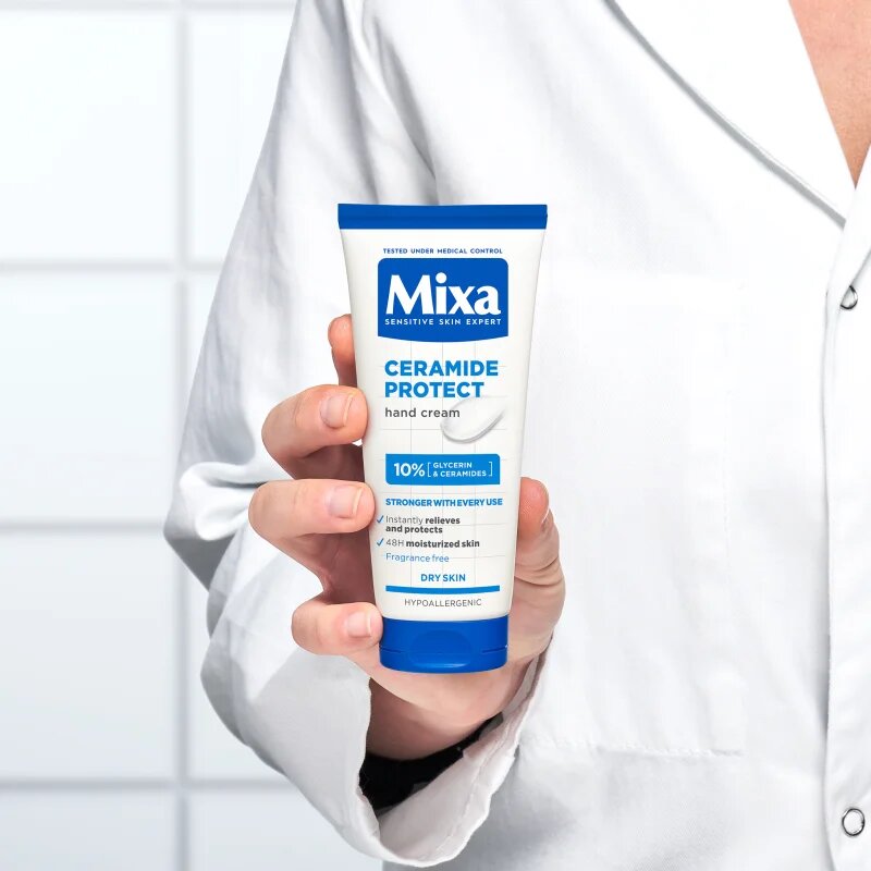MIXA Ceramide Protect zaščitna krema za roke 100 ml