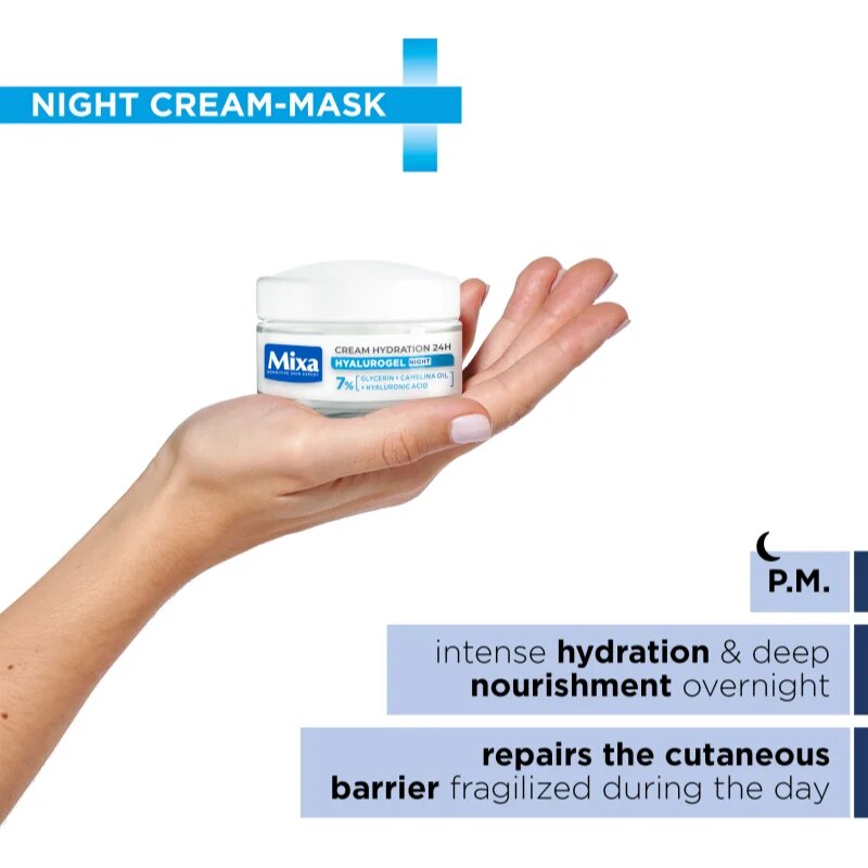 MIXA Hyalurogel dnevna in nočna krema s hialuronsko kislino 2x50 ml