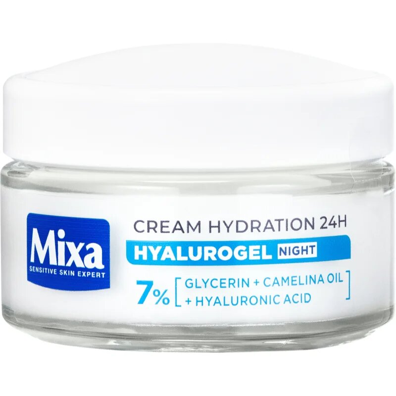 MIXA Hyalurogel Night vlažilna krema za obraz za noč 50 ml