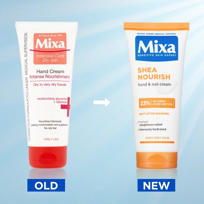 MIXA Intense Nourishment krema za roke za ekstra suho kožo 100 ml