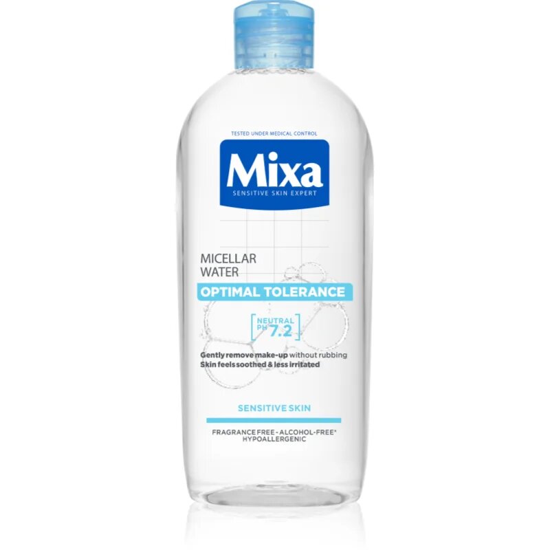 MIXA Optimal Tolerance micelarna voda za pomiritev kože 400 ml