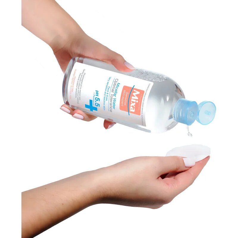 MIXA Optimal Tolerance micelarna voda za pomiritev kože 400 ml