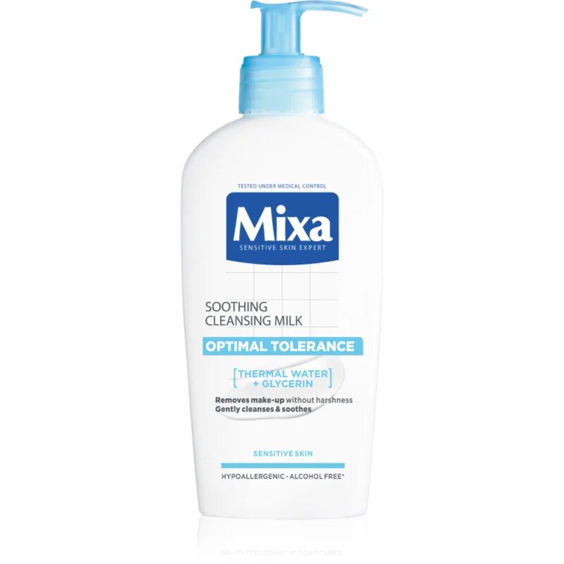MIXA Optimal Tolerance mleko za odstranjevanje ličil 200 ml