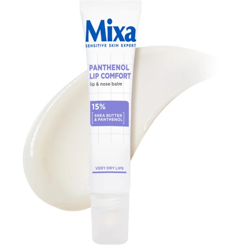 MIXA Panthenol Comfort balzam za ustnice in nos s pantenolom 10 ml