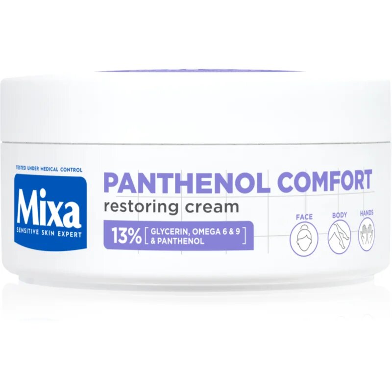 MIXA Panthenol Comfort regeneracijska krema za telo za suho do atopijsko kožo 150 ml
