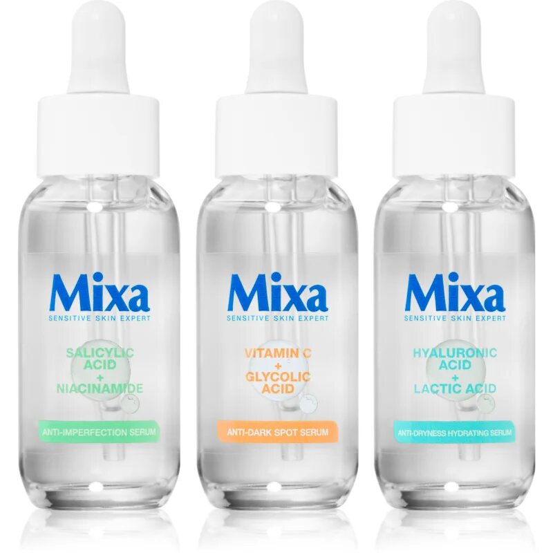 MIXA Sensitive Skin Expert Set set za nego obraza 3x30 ml