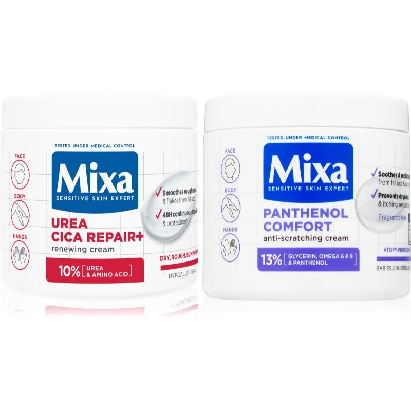 MIXA Sensitive Skin Expert set za nežno in gladko kožo