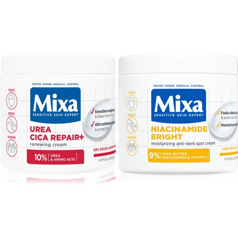 MIXA Sensitive Skin Expert set za obnovo kože