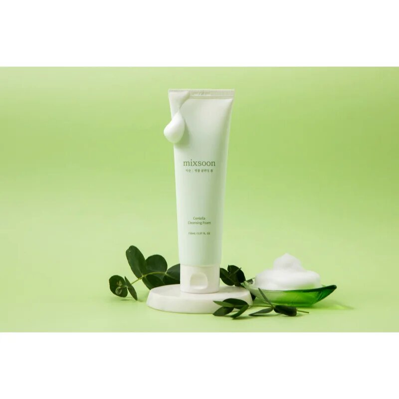 mixsoon Centella pomirjevalna čistilna pena za občutljivo kožo 150 ml
