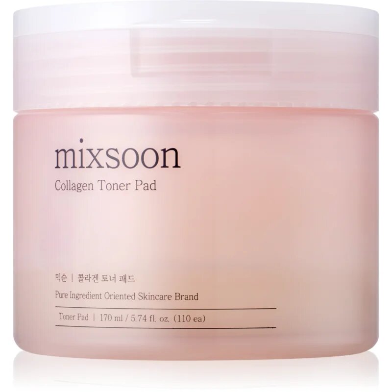 mixsoon Collagen tonizirajoče blazinice za posvetlitev in zgladitev kože 110x1 kos