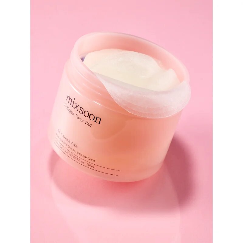 mixsoon Collagen tonizirajoče blazinice za posvetlitev in zgladitev kože 110x1 kos