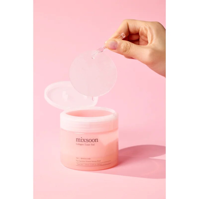 mixsoon Collagen tonizirajoče blazinice za posvetlitev in zgladitev kože 110x1 kos