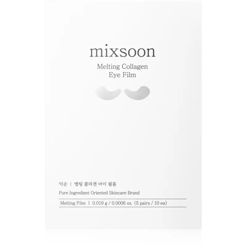 mixsoon Melting Collagen Eye Film revitalizacijska maska iz platna za predel okoli oči 5x2 kos