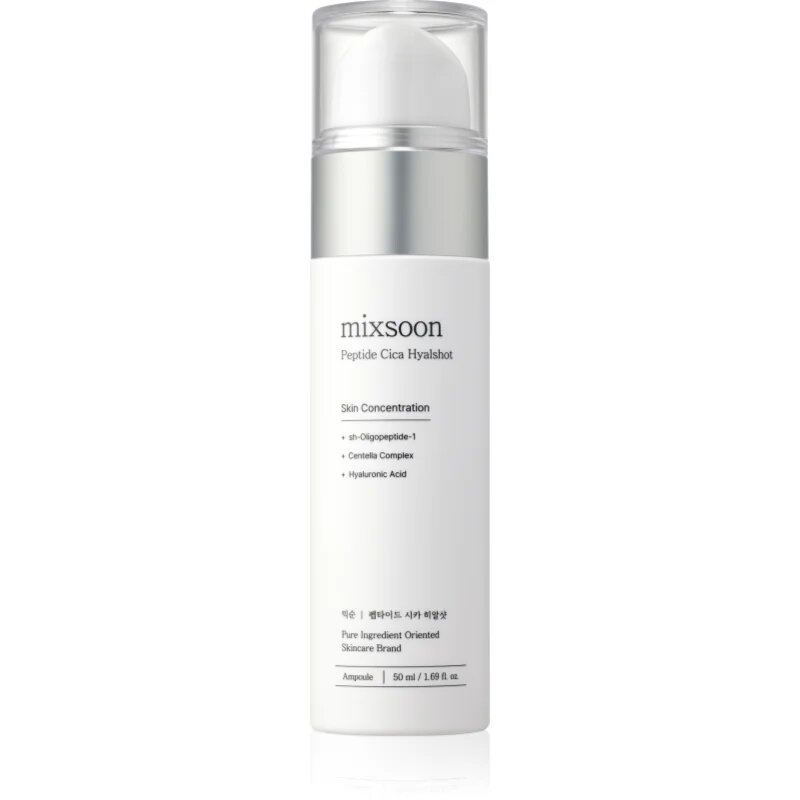 mixsoon Peptide Cica Hyalshot pomirjajoči serum za zmanjšanje por 50 ml