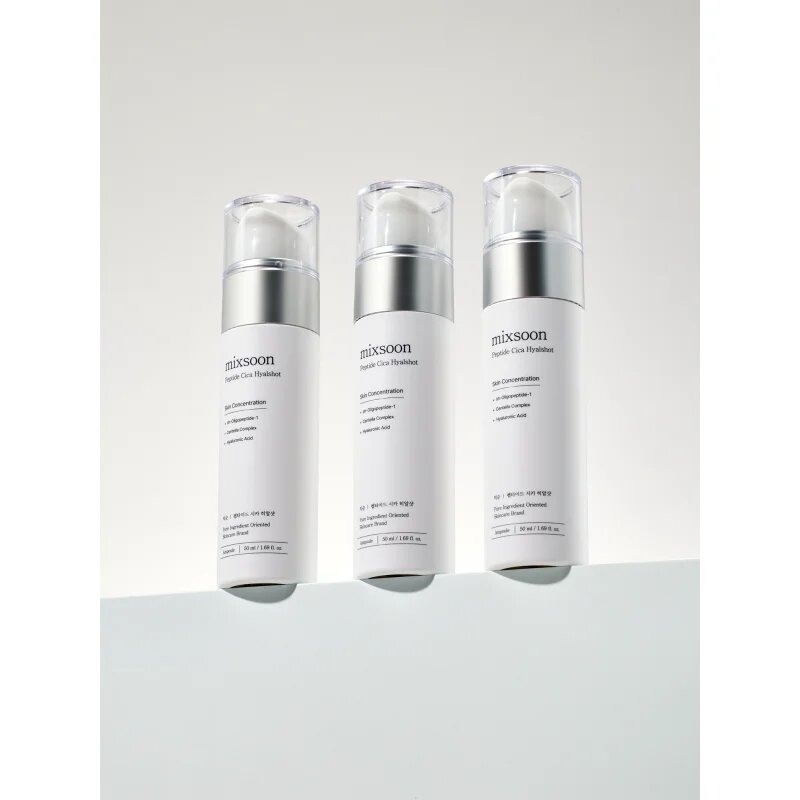 mixsoon Peptide Cica Hyalshot pomirjajoči serum za zmanjšanje por 50 ml