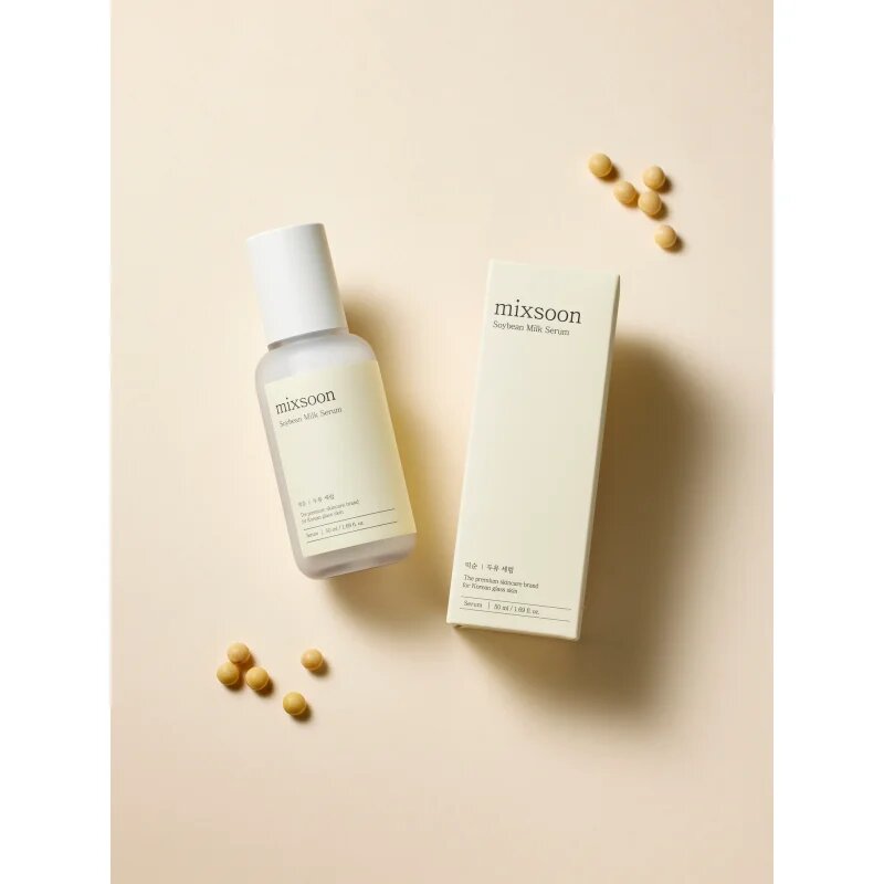 mixsoon Soybean lahki serum za obraz za prehrano in hidracijo 50 ml