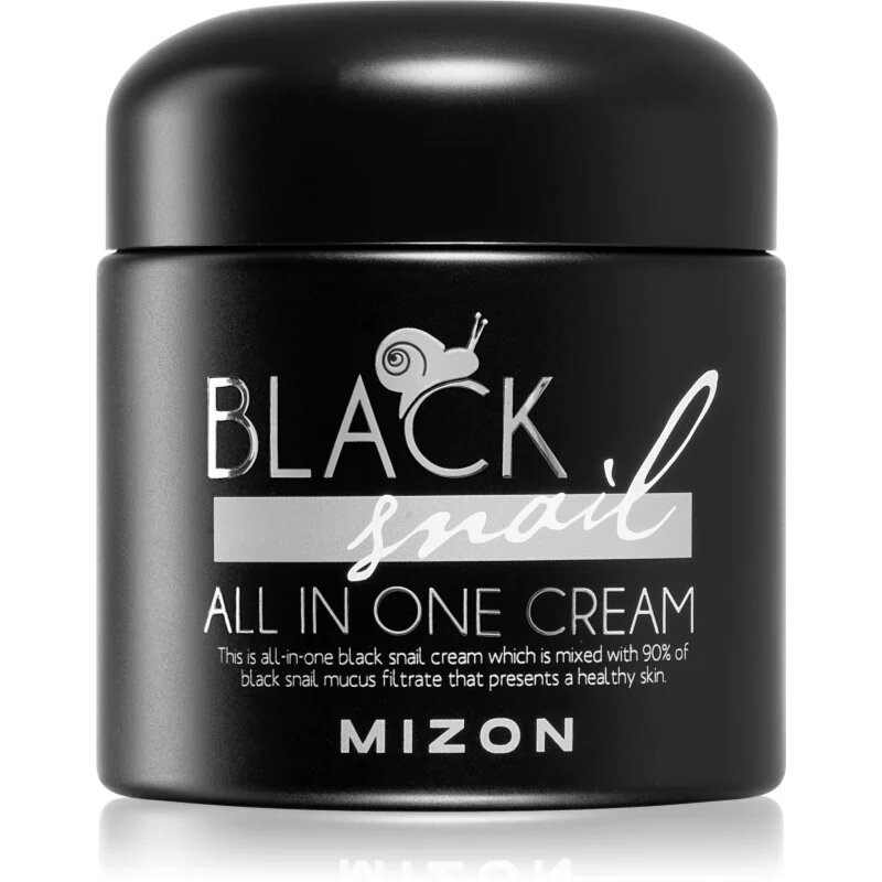 Mizon Black Snail All in One krema za obraz s filtriranim polžjim izločkom 90% 75 ml
