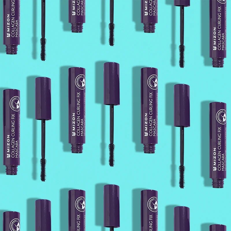 Mizon Collagen Curling Fix vodoodporna maskara za podaljšanje trepalnic s kolagenom odtenek Black 6 ml