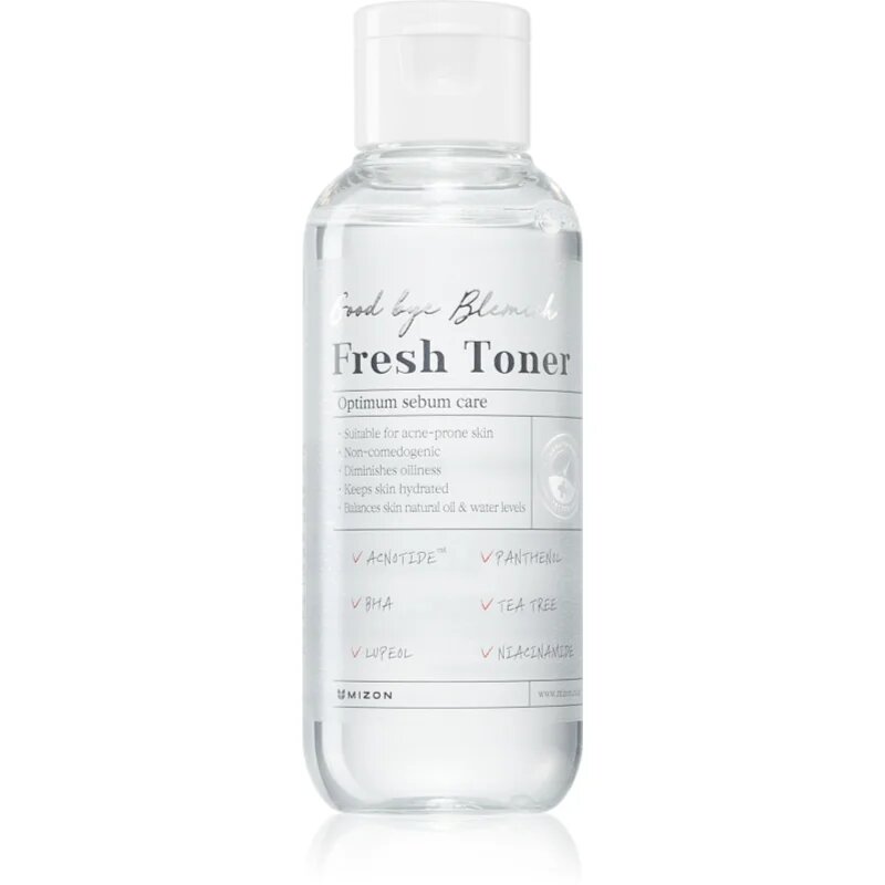 Mizon Good Bye Blemish Fresh Toner pomirjajoči tonik za obraz za problematično kožo akne 120 ml
