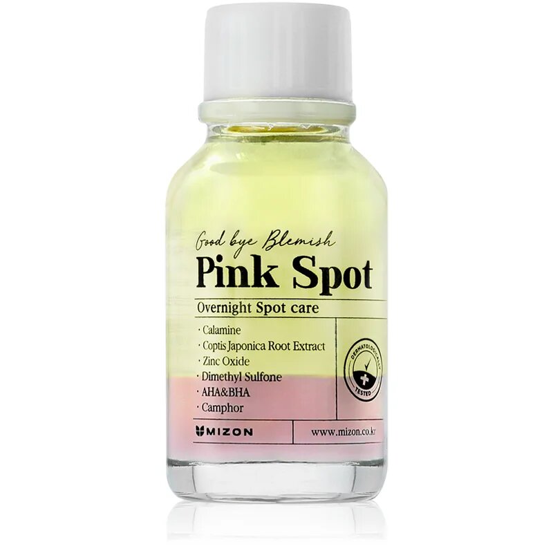 Mizon Good Bye Blemish Pink Spot lokalni serum s pudrom proti aknam 19 ml