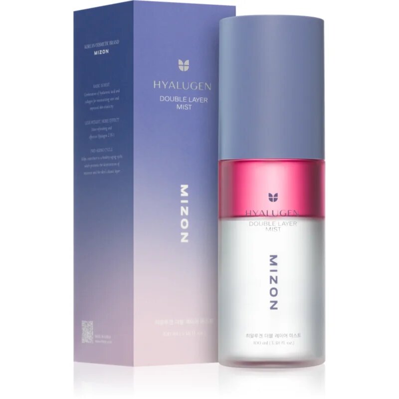 Mizon Hyalugen Double Layer Mist vlažilna dvofazna oljasta meglica 100 ml