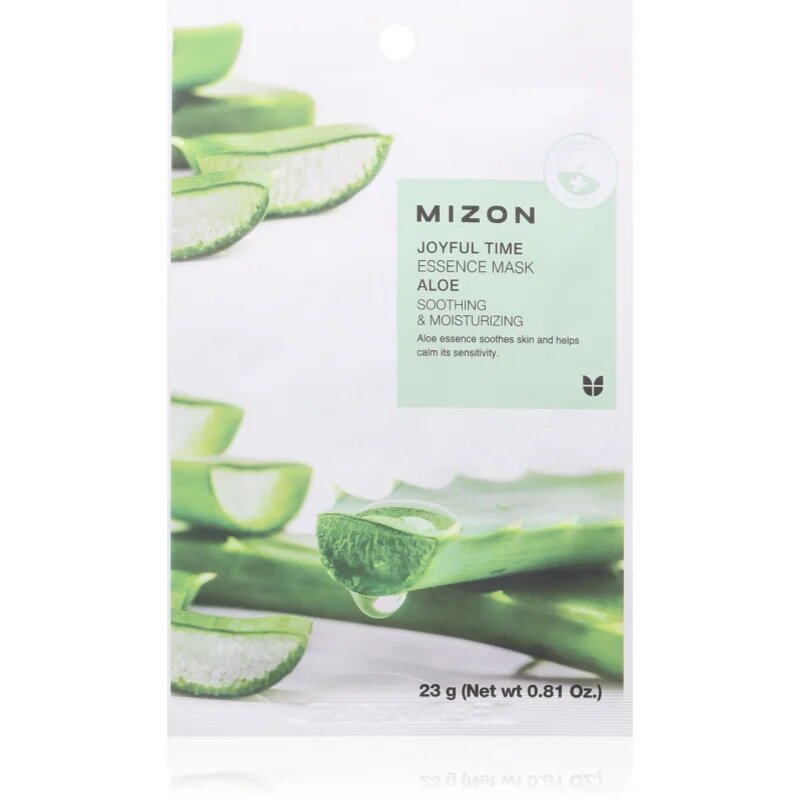 Mizon Joyful Time Aloe maska iz platna z vlažilnim in gladilnim učinkom 23 g