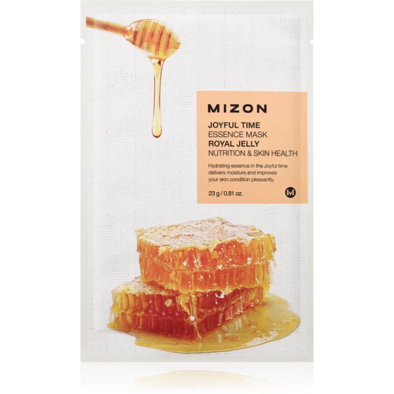 Mizon Joyful Time Royal Jelly maska iz platna z visokim vlažilnim in hranilnim učinkom 23 g