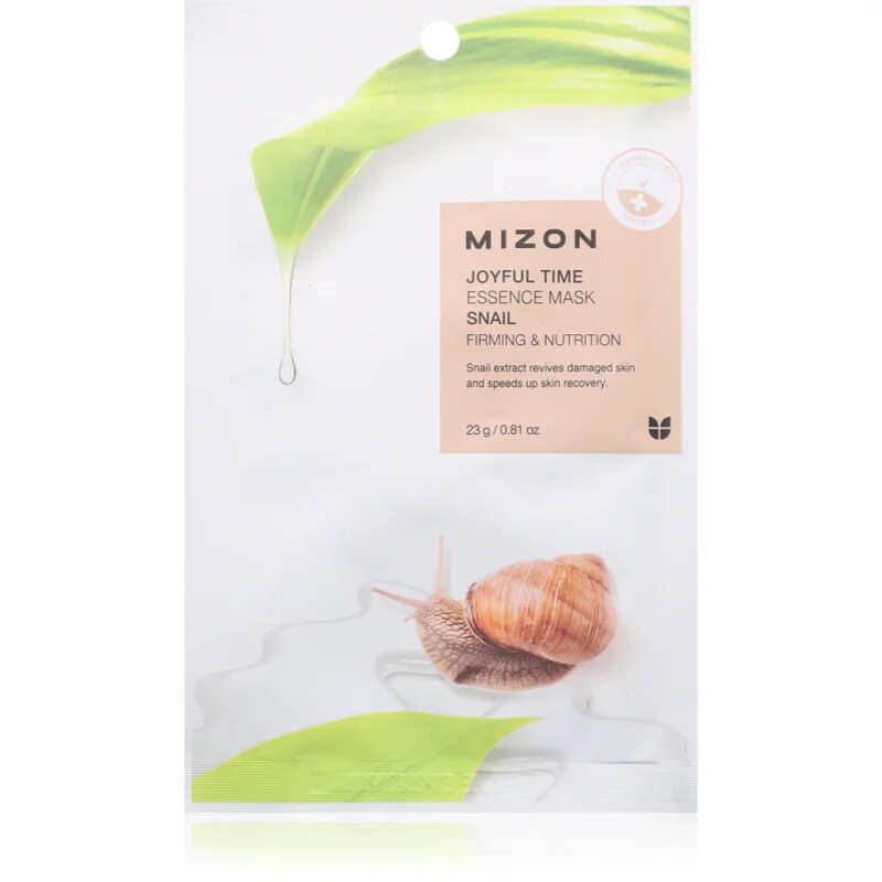 Mizon Joyful Time Snail hranilna tekstilna maska z učvrstitvenim učinkom 23 g