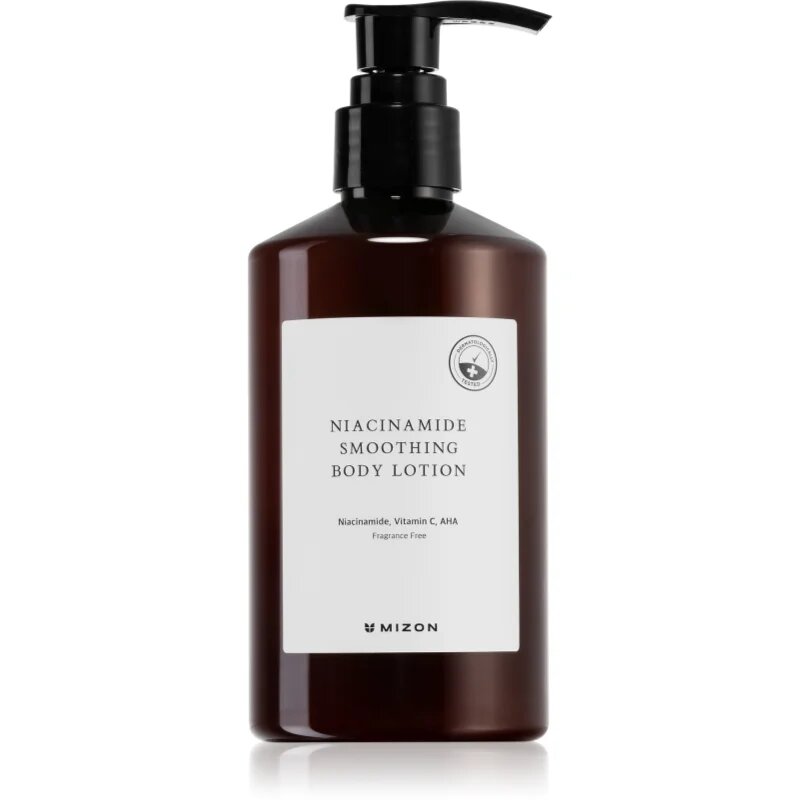 Mizon Niacinamide Smoothing posvetlitveno mleko za telo z gladilnim učinkom 300 ml