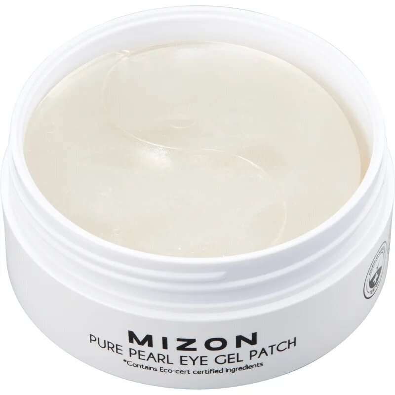 Mizon Pure Pearl Eye Gel Patch hidrogel maska za predel okoli oči proti oteklinam in temnim kolobarjem 60 kos