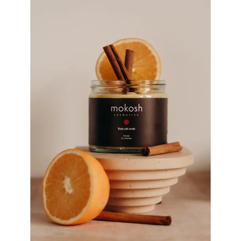 Mokosh Orange & Cinnamon solni piling za telo 250 ml